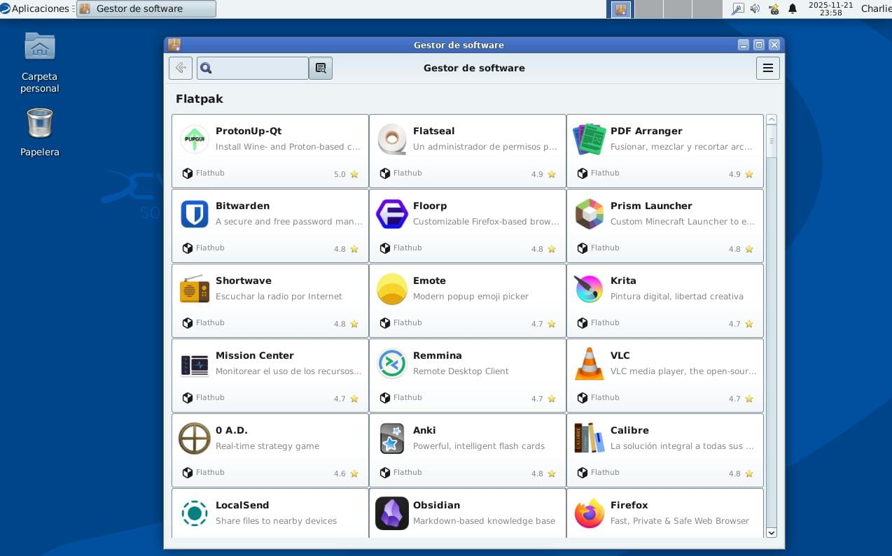 Paquetes Flatpak