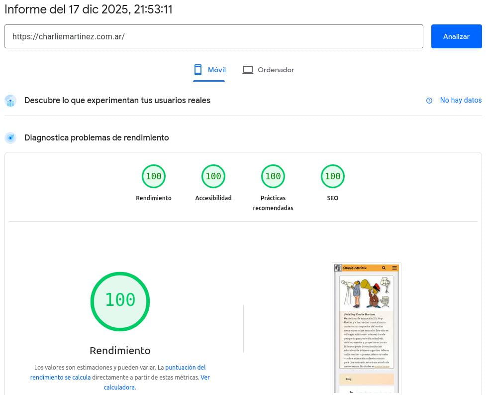 Especialista en SEO, Accesibilidad y Rendimiento